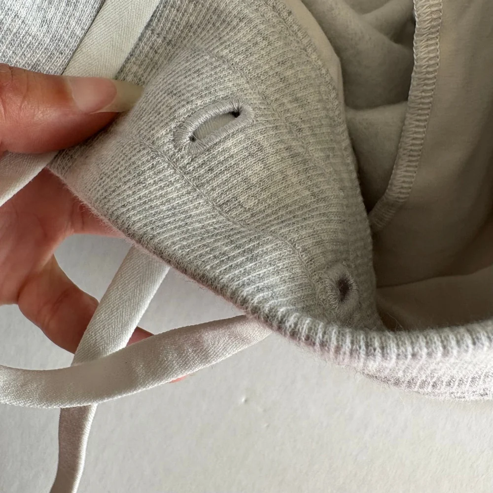 Lululemon Scuba High-Rise Relaxed Jogger Heathered Core Ultra Light Grey size 4 - Picture 9 of 15